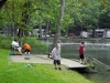 Stocked Fishing Pond at S&H Campground