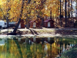 Private Campground with Lake