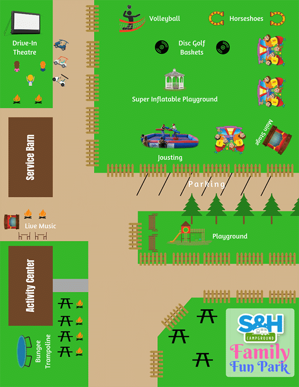 S&H Campground Map