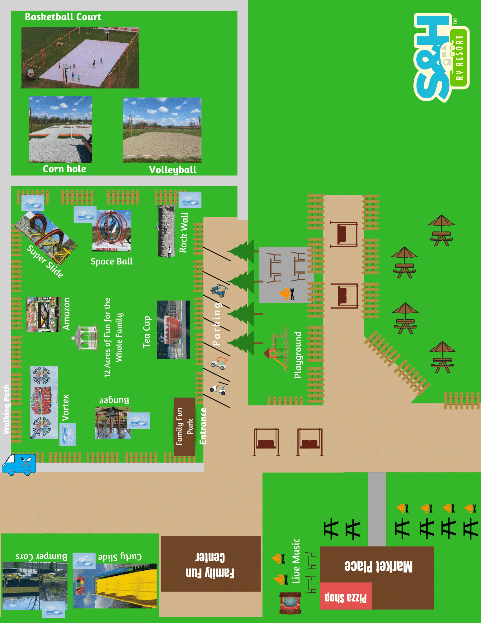 S&H Campground Map