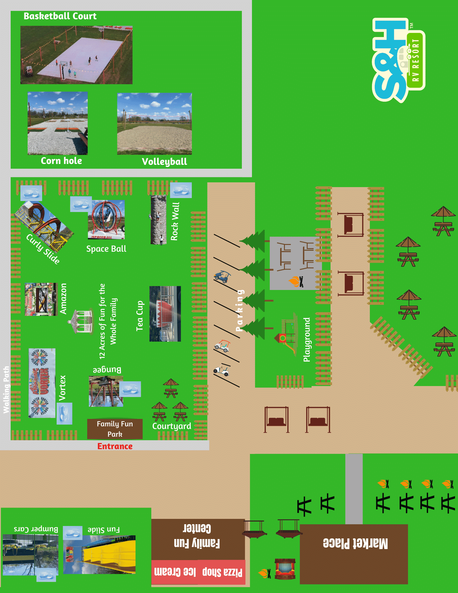 S&H Campground Map
