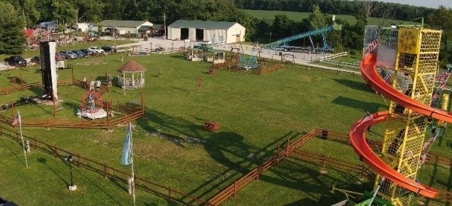 Aerial Image of S&H Campground in Indianapolis, IN